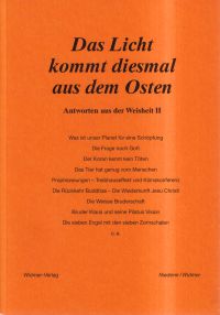 Niederer: Das Licht kommt diesmal aus dem Osten. (Umschlag)
