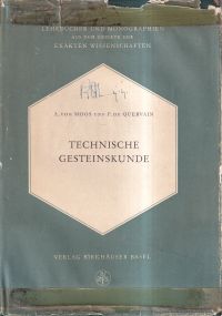 Moos, Technische Gesteinskunde. (Umschlag)