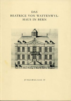 Cetto, Das Beatrice von Wattenwyl-Haus in Bern. (Einband)