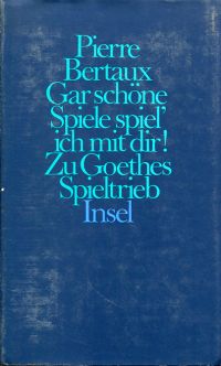 Bertaux, Gar schöne Spiele spiel' ich mit dir! (Umschlag)