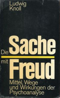 Knoll, Die Sache mit Freud. (Umschlag)