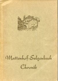 Brechbühl, Mattenhof-Sulgenbach Chronik. (Umschlag)