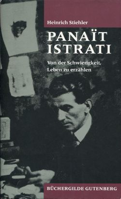 Stiehler, Panaït Istrati. (Einband)