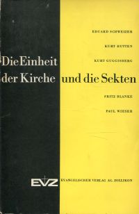 Die Einheit der Kirche und die Sekten. (Umschlag)