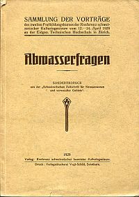 Abwasserfragen. (Umschlag)