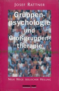 Rattner, Gruppenpsychologie und Grossgruppentherapie. (Umschlag)