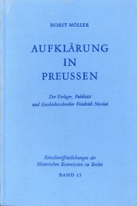 Möller, Aufklärung in Preussen. (Umschlag)