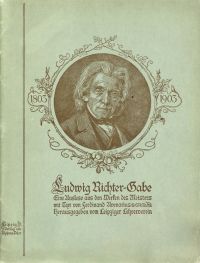 Richter, Ludwig Richter-Gabe. (Umschlag)