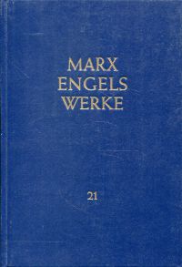 Marx, Werke, Bd. 21. (Umschlag)