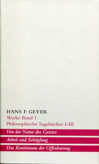 Geyer, Werke in 3 Bänden. (Umschlag)