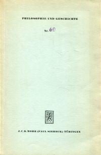 Meinhold, Rousseau's Geschichtsphilosophie. (Umschlag)