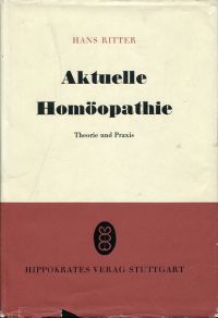 Ritter, Aktuelle Homöopathie. (Umschlag)