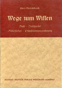 Fleischhack, Wege zum Wissen. (Umschlag)