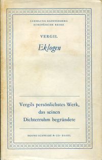 Vergilius Maro, Eklogen. (Umschlag)