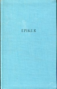 Epicurus: Philosophie der Freude. (Umschlag)