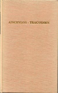 Aischylos: Tragödien. (Umschlag)