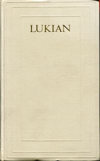 Lukian: Parodien und Burlesken. (Umschlag)