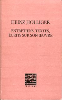 Albera, Heinz Holliger. (Umschlag)
