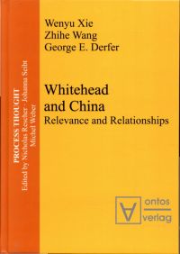 Xie, Whitehead and China. (Umschlag)