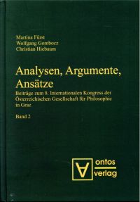 Beiträge zum 8. Internationalen Kongress der Österreichischen Gesellschaft für P (Umschlag)