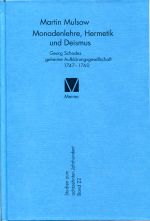 Mulsow, Monadenlehre, Hermetik und Deismus. (Einband)