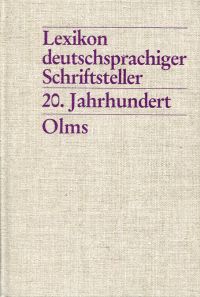 Böttcher, Lexikon deutschsprachiger Schriftsteller des 20. Jahrhunderts (Einband)