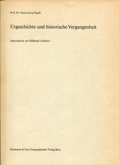 Bandi, Urgeschichte und historische Vergangenheit. (Einband)