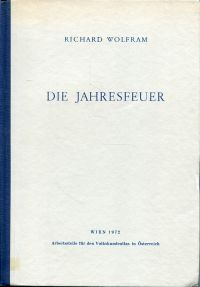 Wolfram, Die Jahresfeuer. (Umschlag)