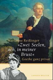 Goethe, "Zwei Seelen, ach, in meiner Brust". (Einband)