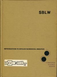 Hamming, Introduction to applied numerical analysis. (Umschlag)