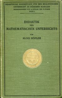Höfler, Didaktik des mathematischen Unterrichts. (Umschlag)