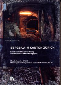 Widmer, Bergbau im Kanton Zürich. (Umschlag)