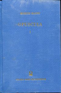 Haupt, Opuscula. (Einband)
