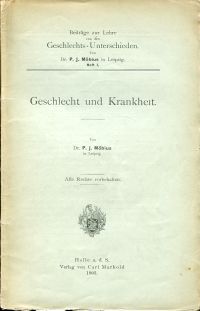Möbius, Geschlecht und Krankheit. (Umschlag)