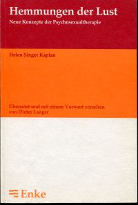 Kaplan, Hemmungen der Lust. (Umschlag)