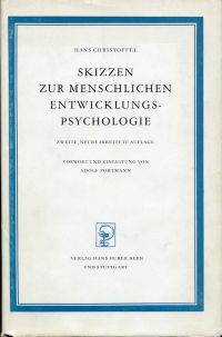 Christoffel, Skizzen zur menschlichen Entwicklungspsychologie. (Umschlag)