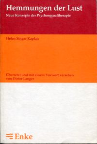 Kaplan, Hemmungen der Lust. (Umschlag)