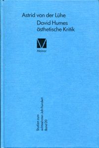 Lühe, David Humes ästhetische Kritik. (Umschlag)