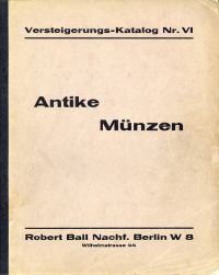 Ball, Antike Münzen. (Umschlag)