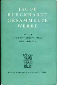 Burckhardt, Gesammelte Werke. (Umschlag)