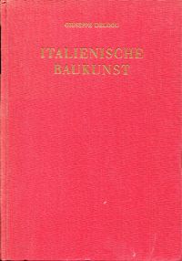 Delogu, Italienische Baukunst. (Umschlag)