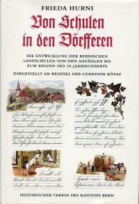Hurni, Von Schulen in den Dörfferen. (Schutzumschlag)