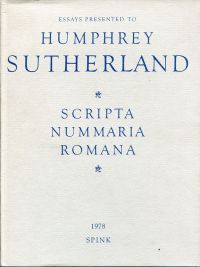 Carson, Scripta Nummaria Romana. (Umschlag)