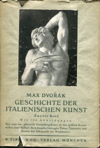 Dvorák, Geschichte der italienischen Kunst im Zeitalter der Renaissance. (Umschlag)