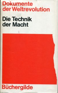 Dahm, Die Technik der Macht. (Umschlag)
