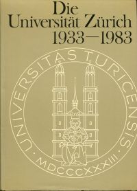 Die Universität Zürich 1933-1983. (Umschlag)