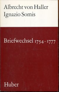 Haller, Briefwechsel 1754 - 1777. (Umschlag)