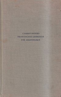 Brooks, Praktisches Lehrbuch der Graphologie nach der Methode Robert Saudek. (Umschlag)