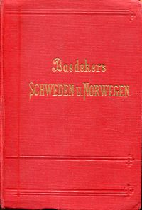 Baedeker, Schweden, Norwegen. (Umschlag)