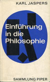 Jaspers, Einführung in die Philosophie. (Umschlag)